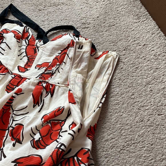 Anthropologie cotton lobster dress with pockets - Picture 8 of 10